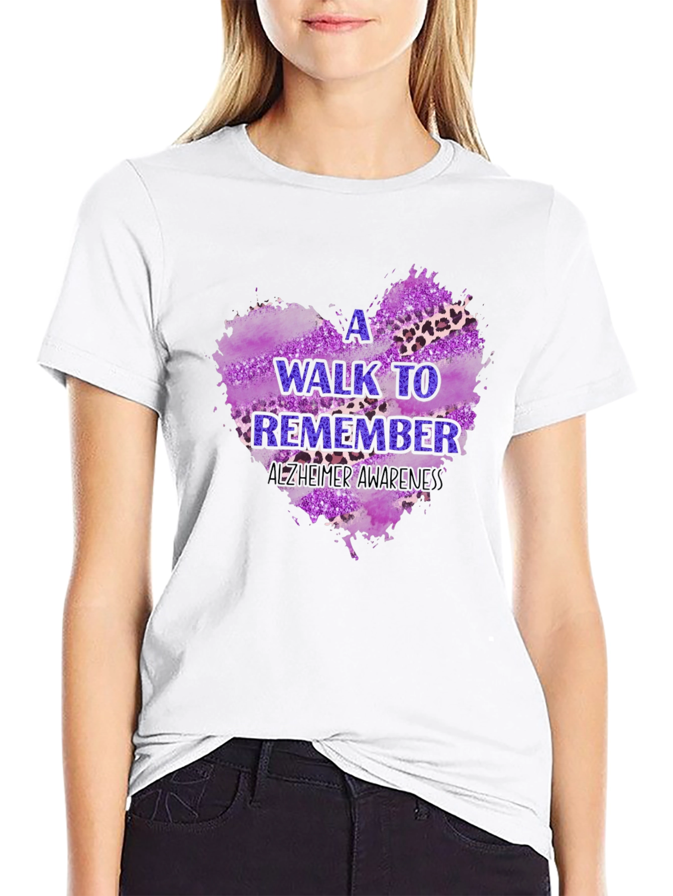 Alzheimers Awareness T-Shirt: A Walk to Remember