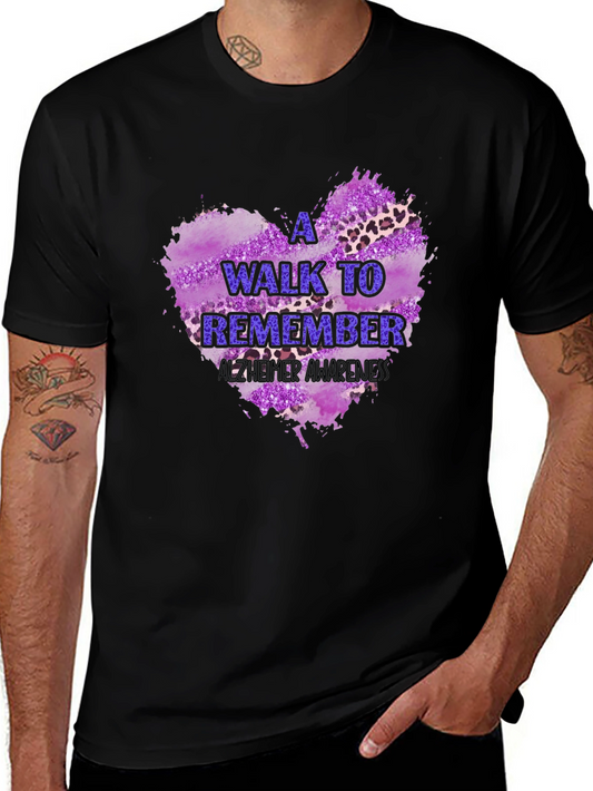 Alzheimers Awareness T-Shirt: A Walk to Remember