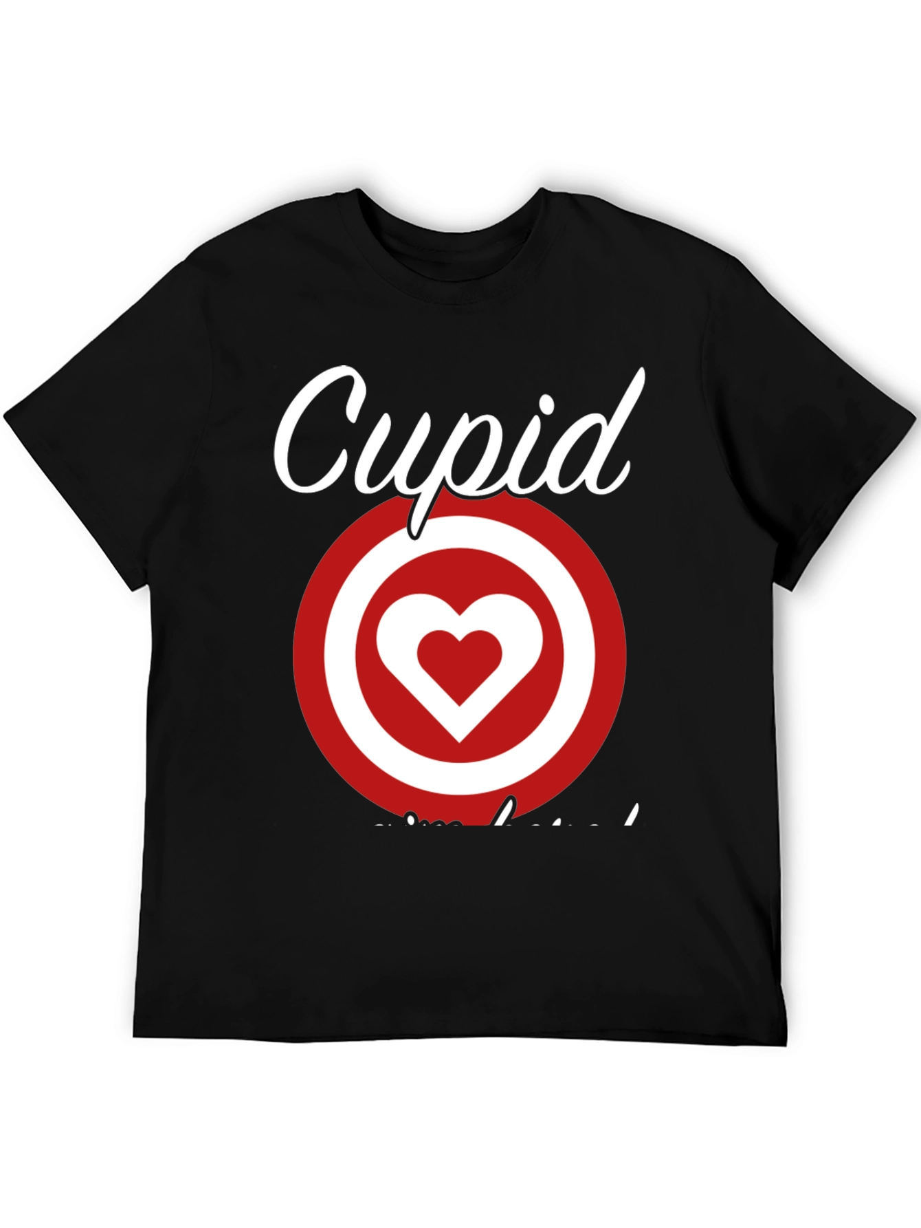 Cupid Target Heart T-Shirt - Valentines Day Love