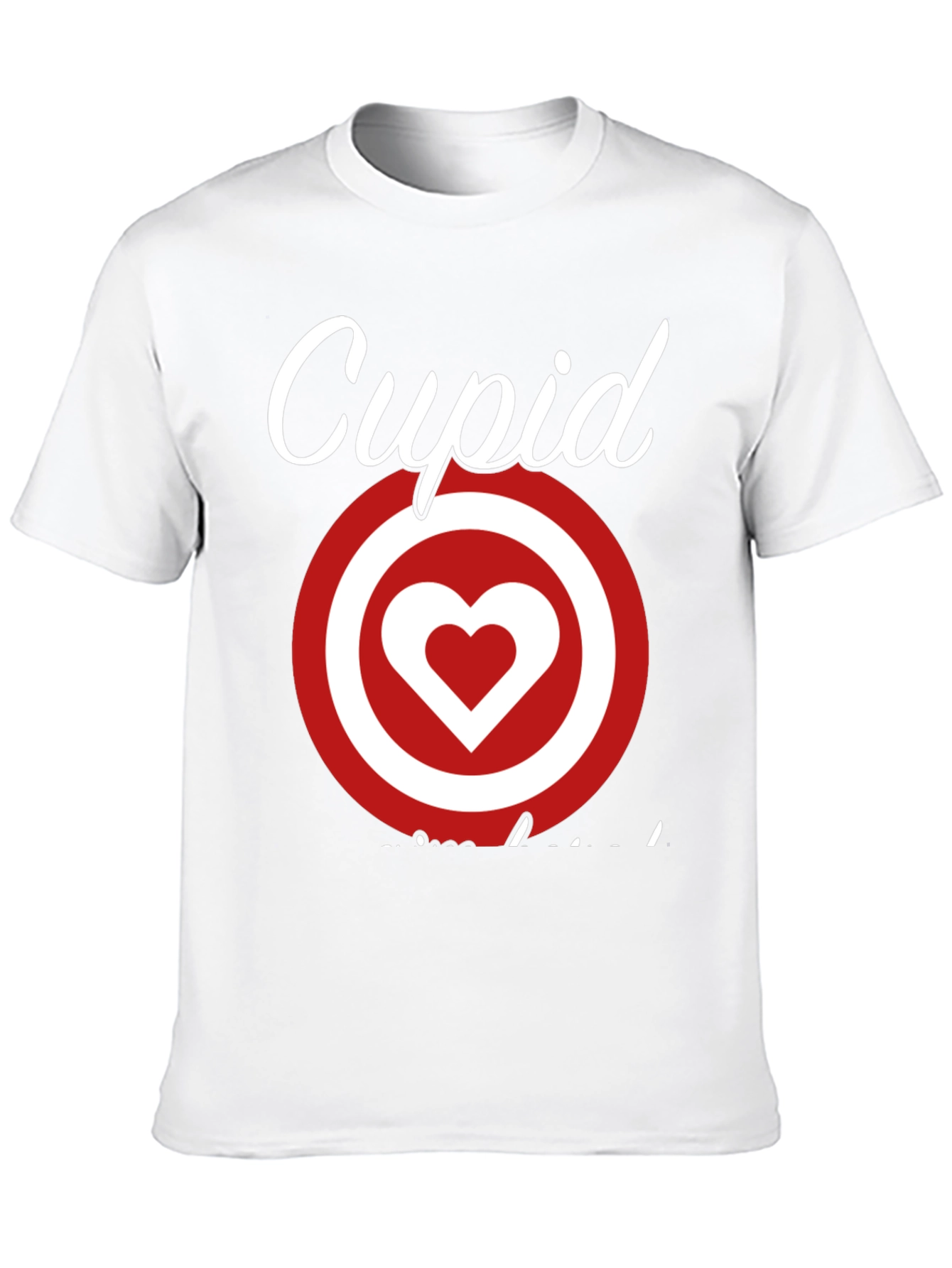 Cupid Target Heart T-Shirt - Valentines Day Love