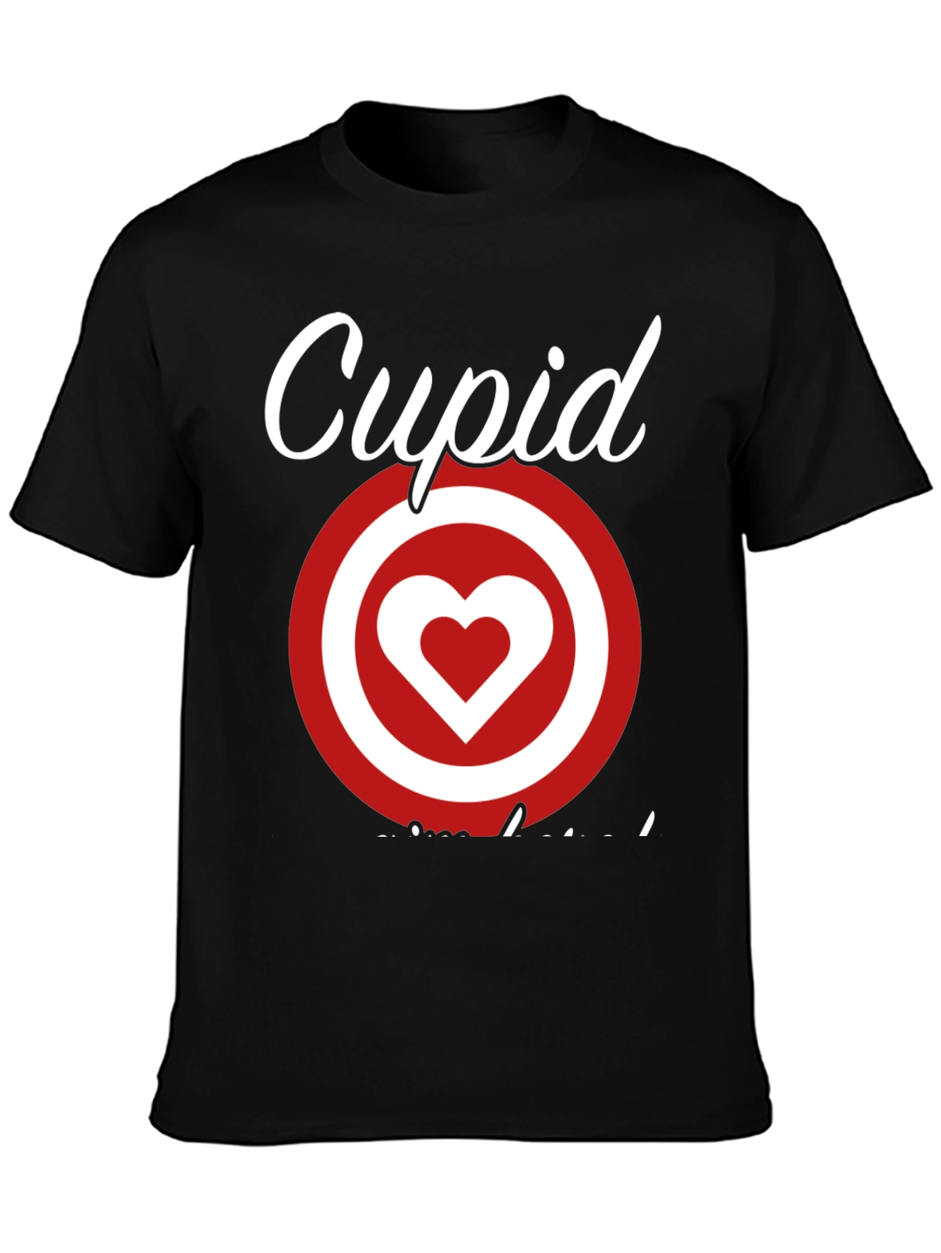 Cupid Target Heart T-Shirt - Valentines Day Love