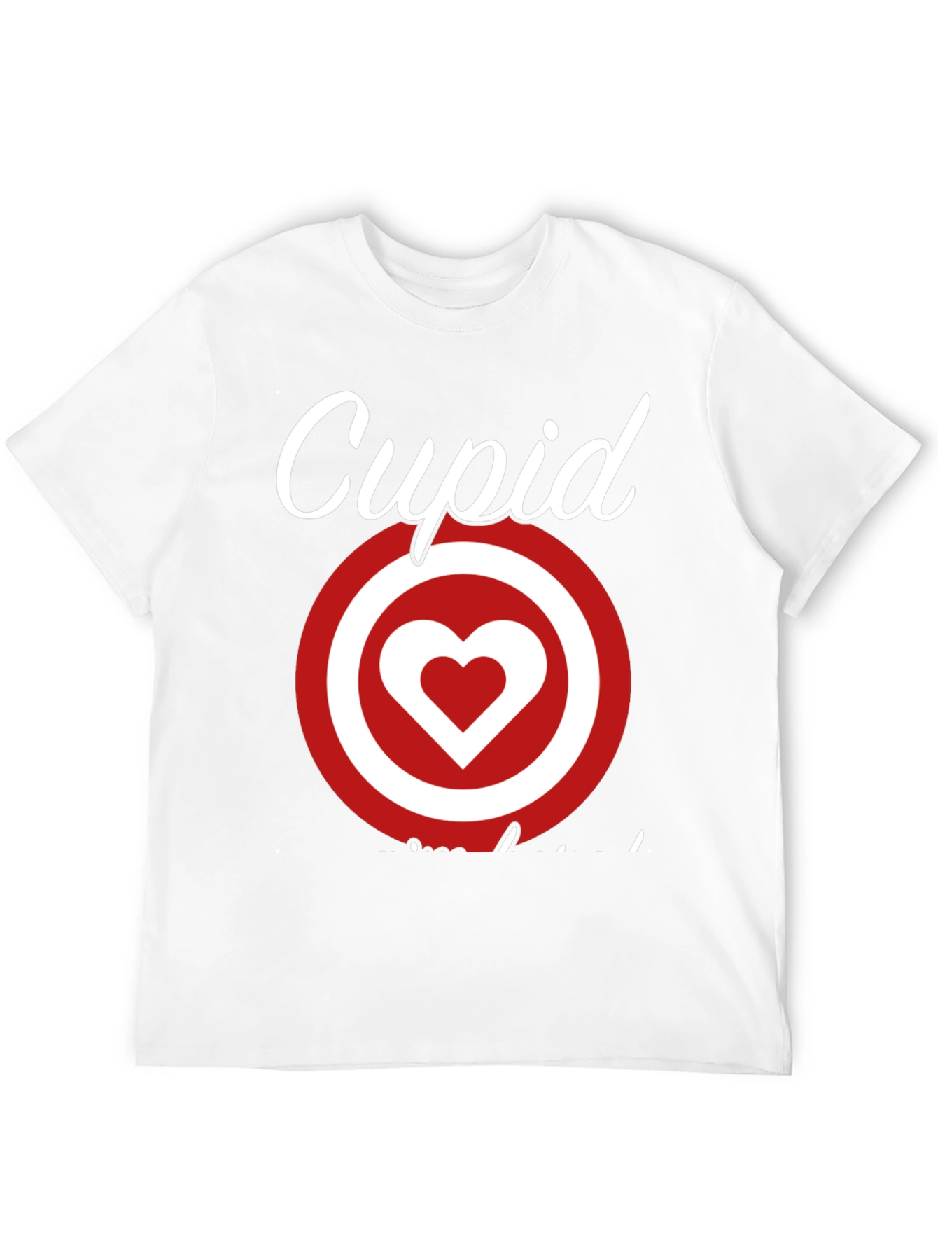 Cupid Target Heart T-Shirt - Valentines Day Love