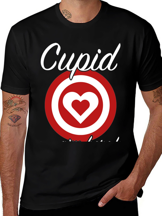 Cupid Target Heart T-Shirt - Valentines Day Love