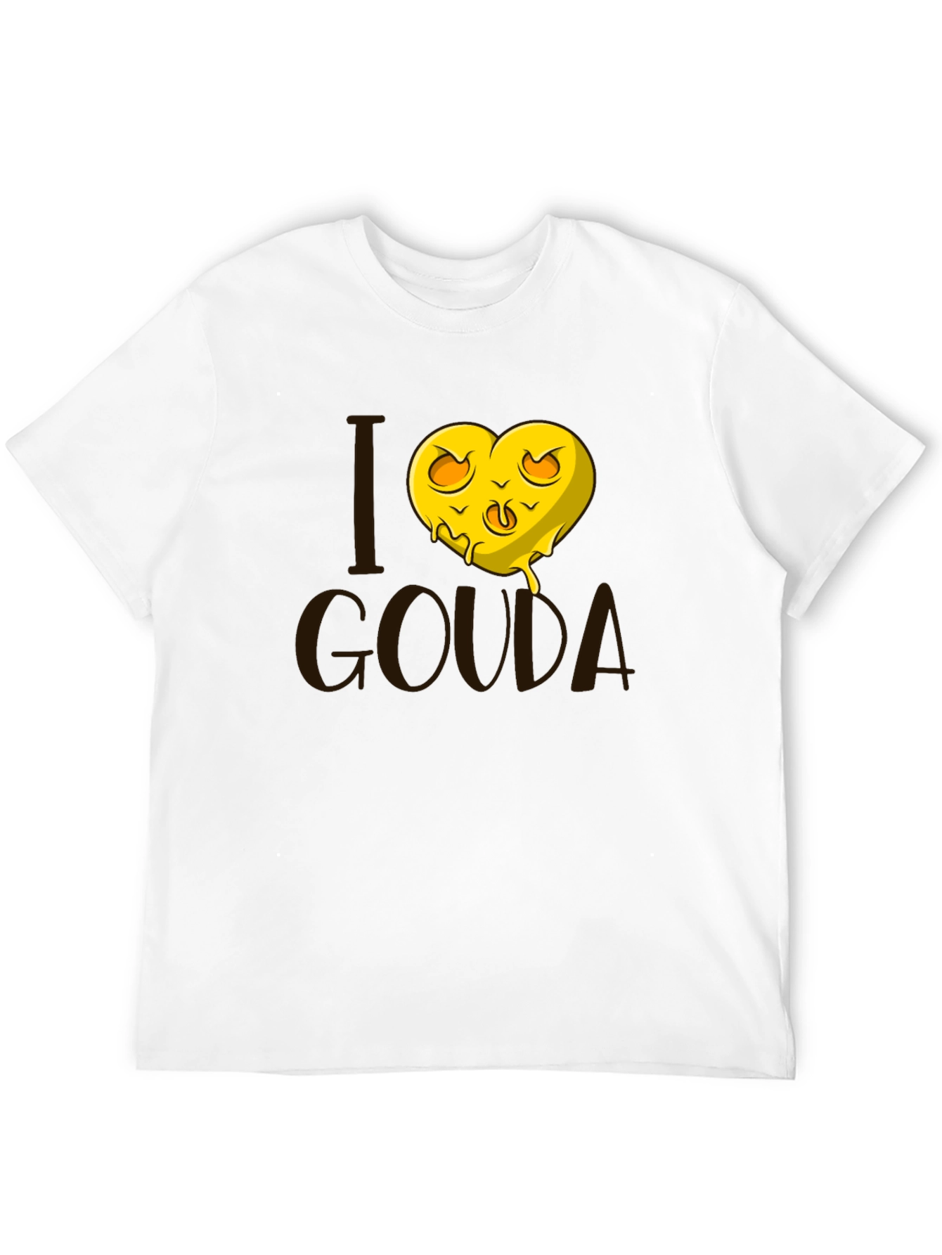 I Heart Gouda Cheese Graphic Tee - Unisex