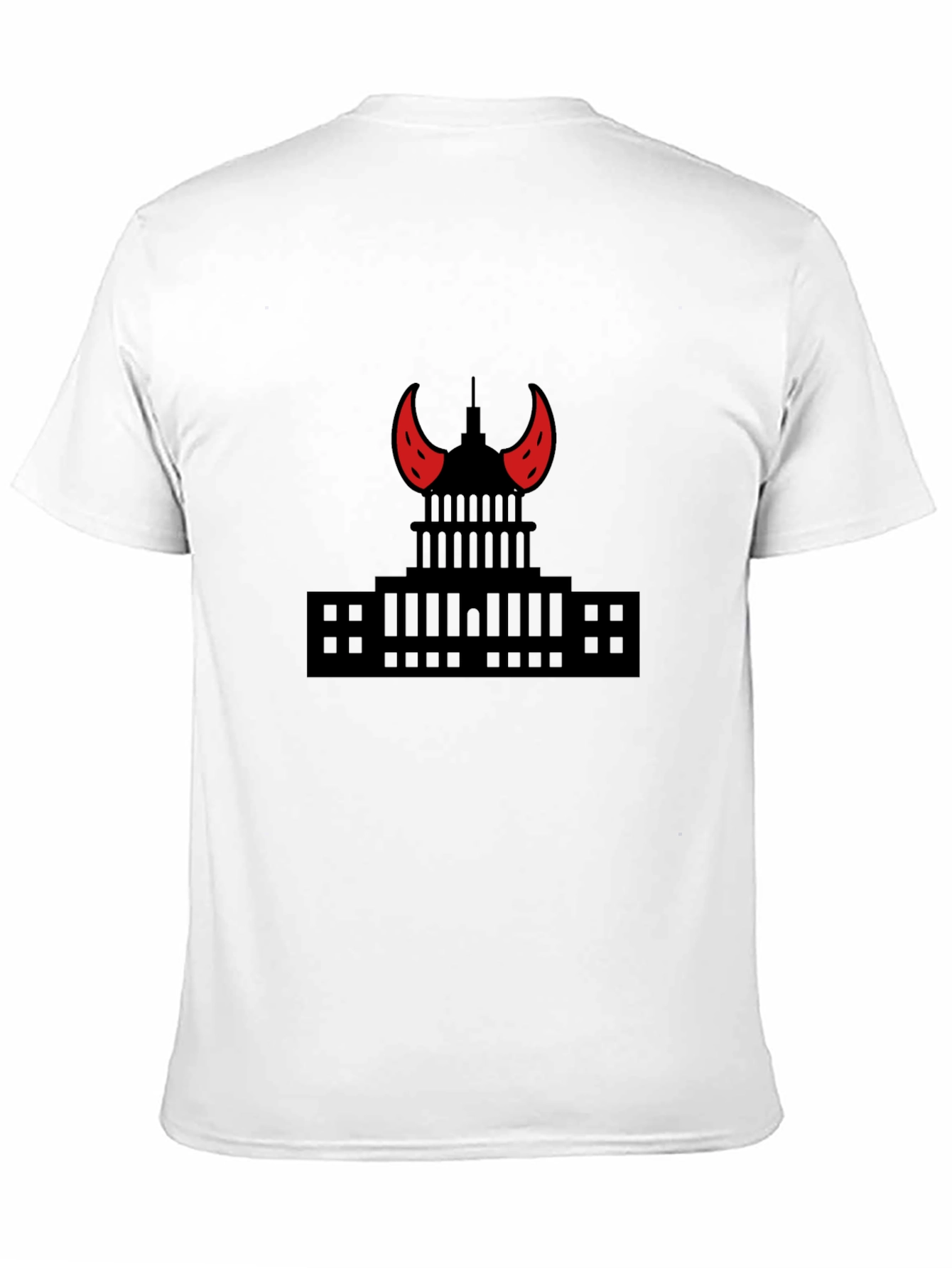 Capitol Devil Horns Graphic T-Shirt - Black
