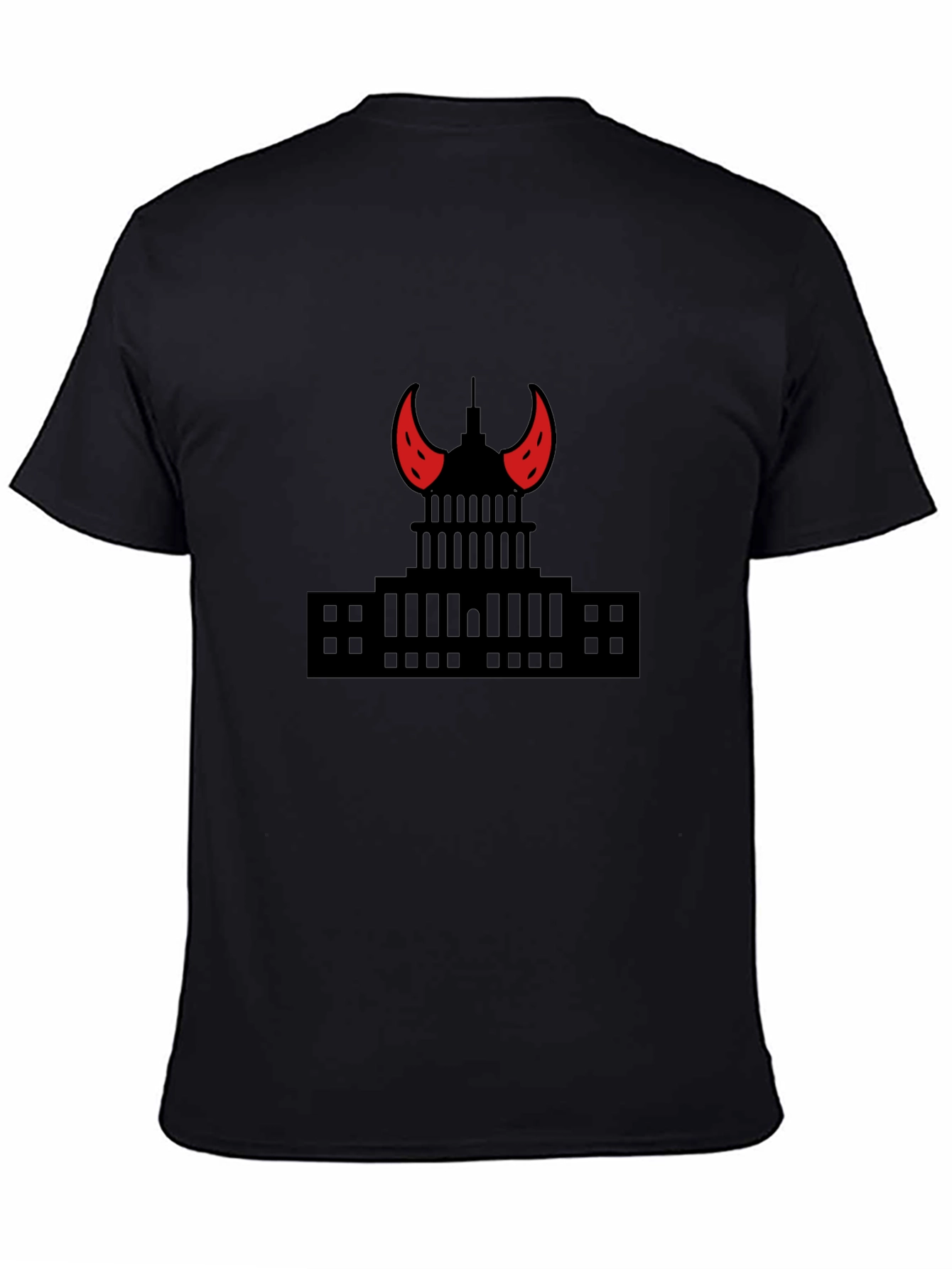 Capitol Devil Horns Graphic T-Shirt - Black