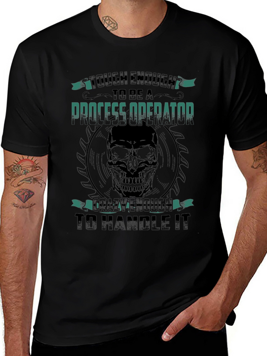 Tough Process Operator Skull Graphic Tee