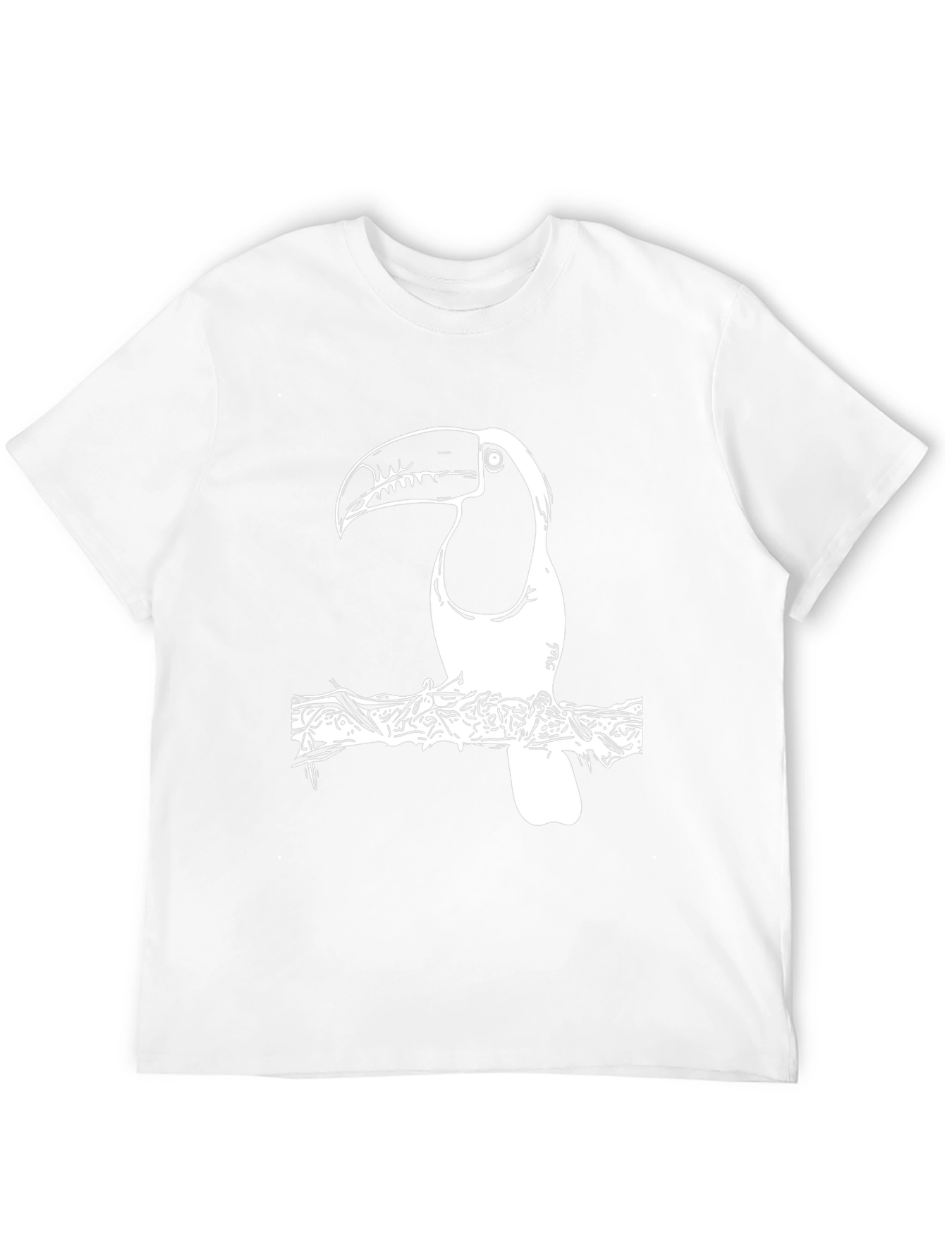 Toucan Graphic T-Shirt - Black Cotton Tee