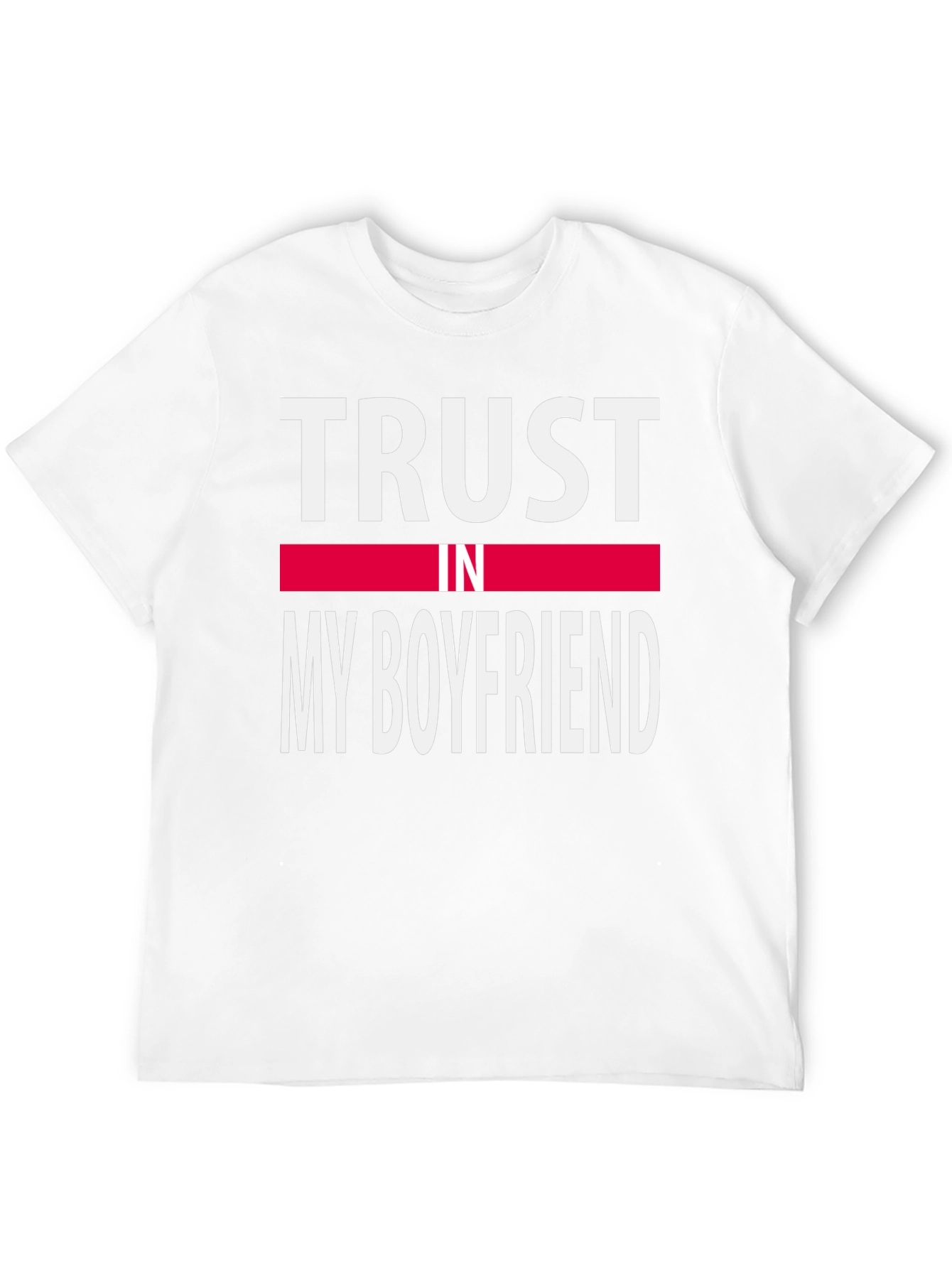 Trust In My Boyfriend Tee - Black