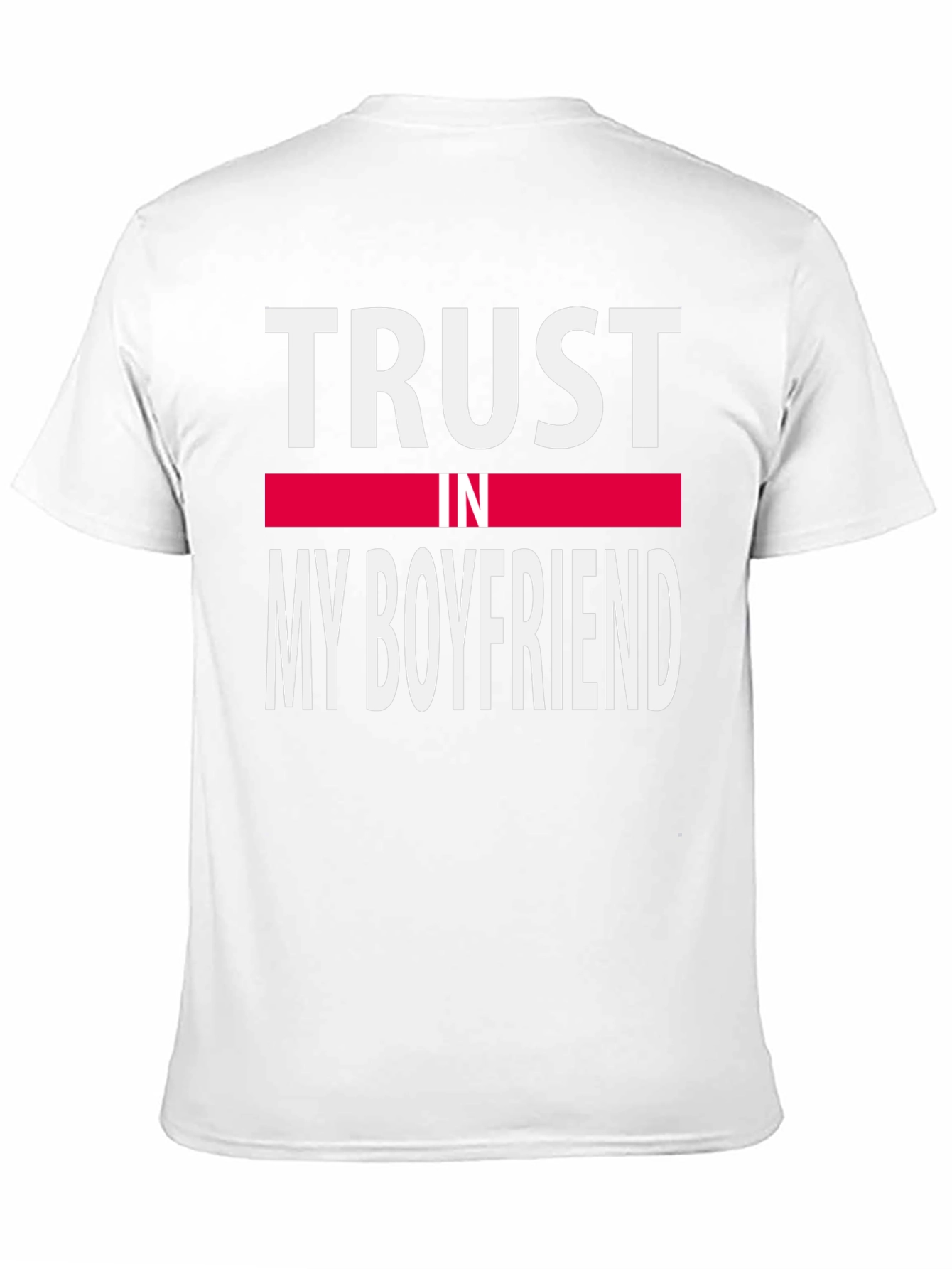 Trust In My Boyfriend Tee - Black