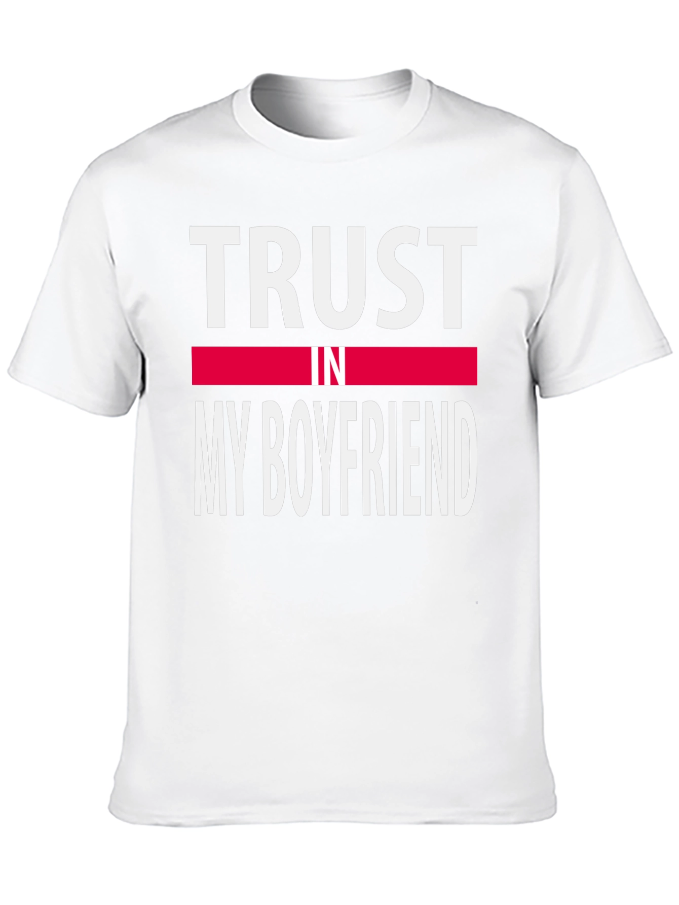 Trust In My Boyfriend Tee - Black