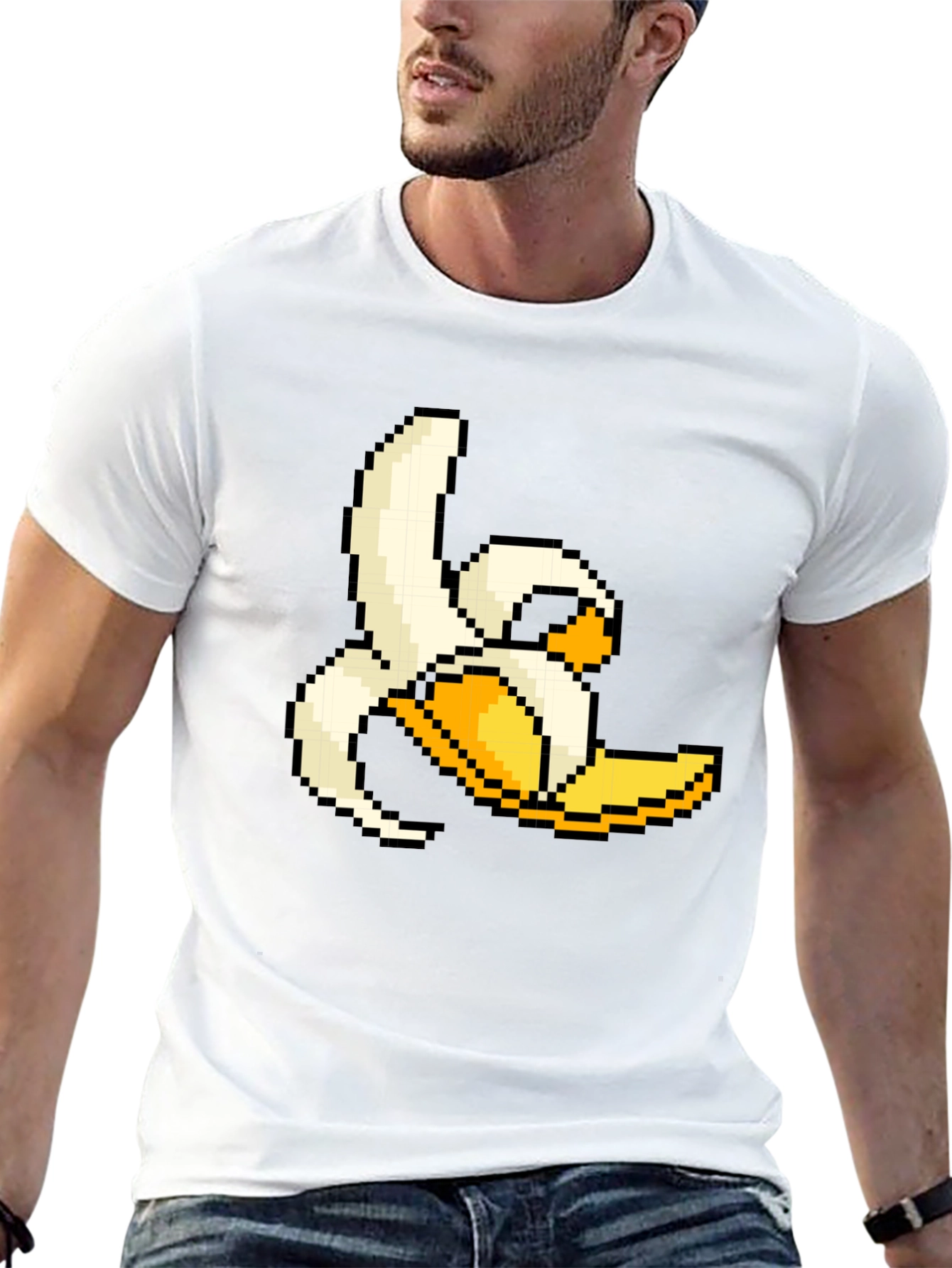 Pixel Banana T-Shirt - Funny Graphic Tee