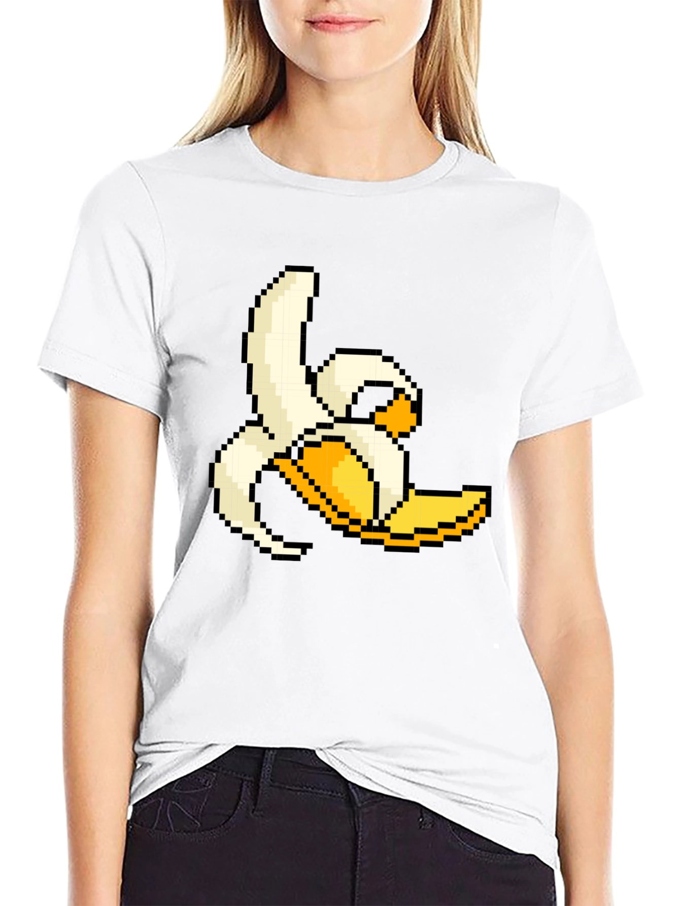 Pixel Banana T-Shirt - Funny Graphic Tee