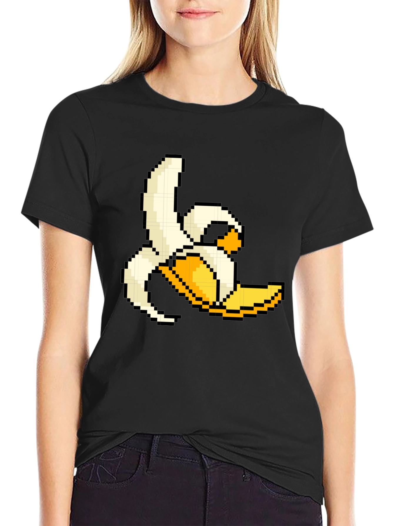 Pixel Banana T-Shirt - Funny Graphic Tee