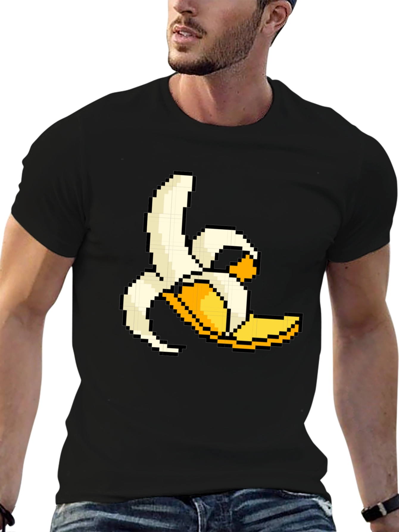 Pixel Banana T-Shirt - Funny Graphic Tee