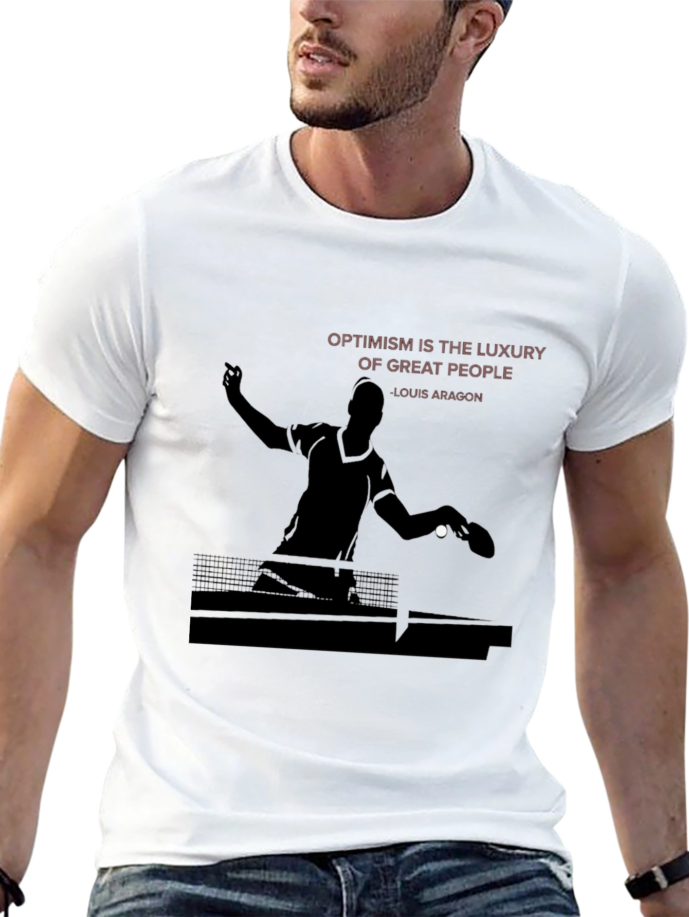 Optimism Ping Pong Graphic Tee