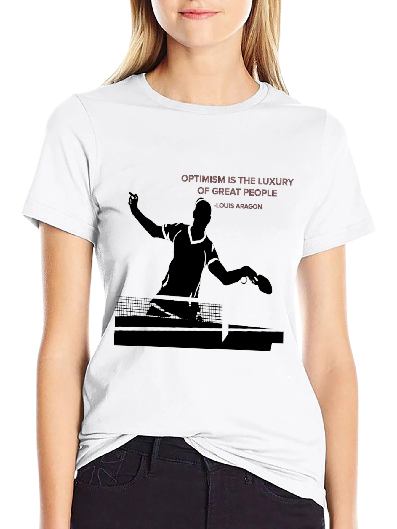 Optimism Ping Pong Graphic Tee