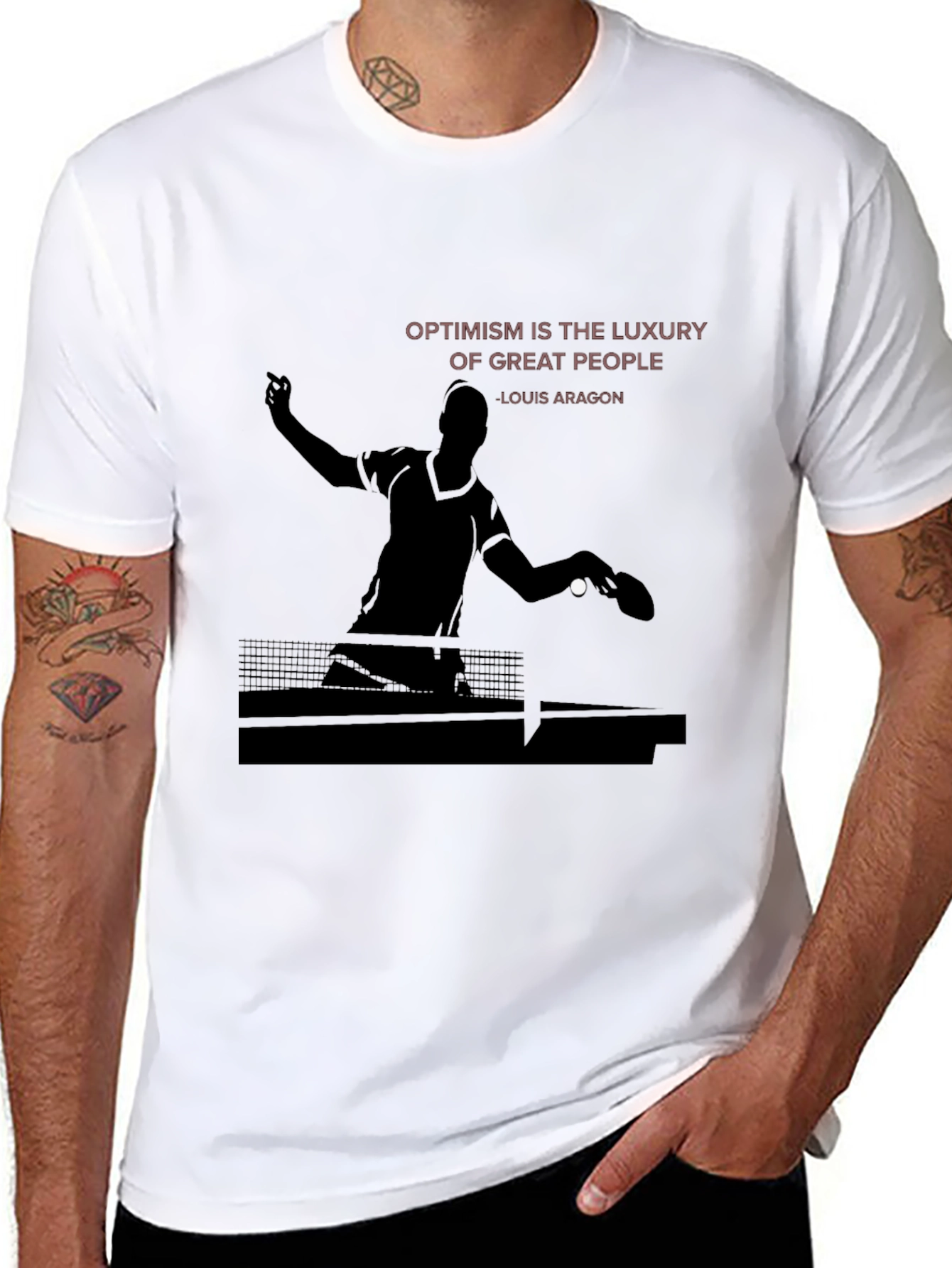 Optimism Ping Pong Graphic Tee