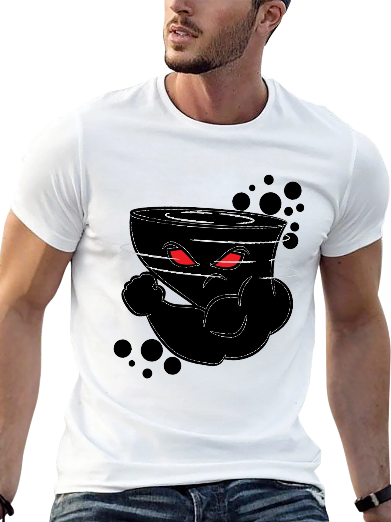 Funny Tornado Cartoon Graphic T-Shirt