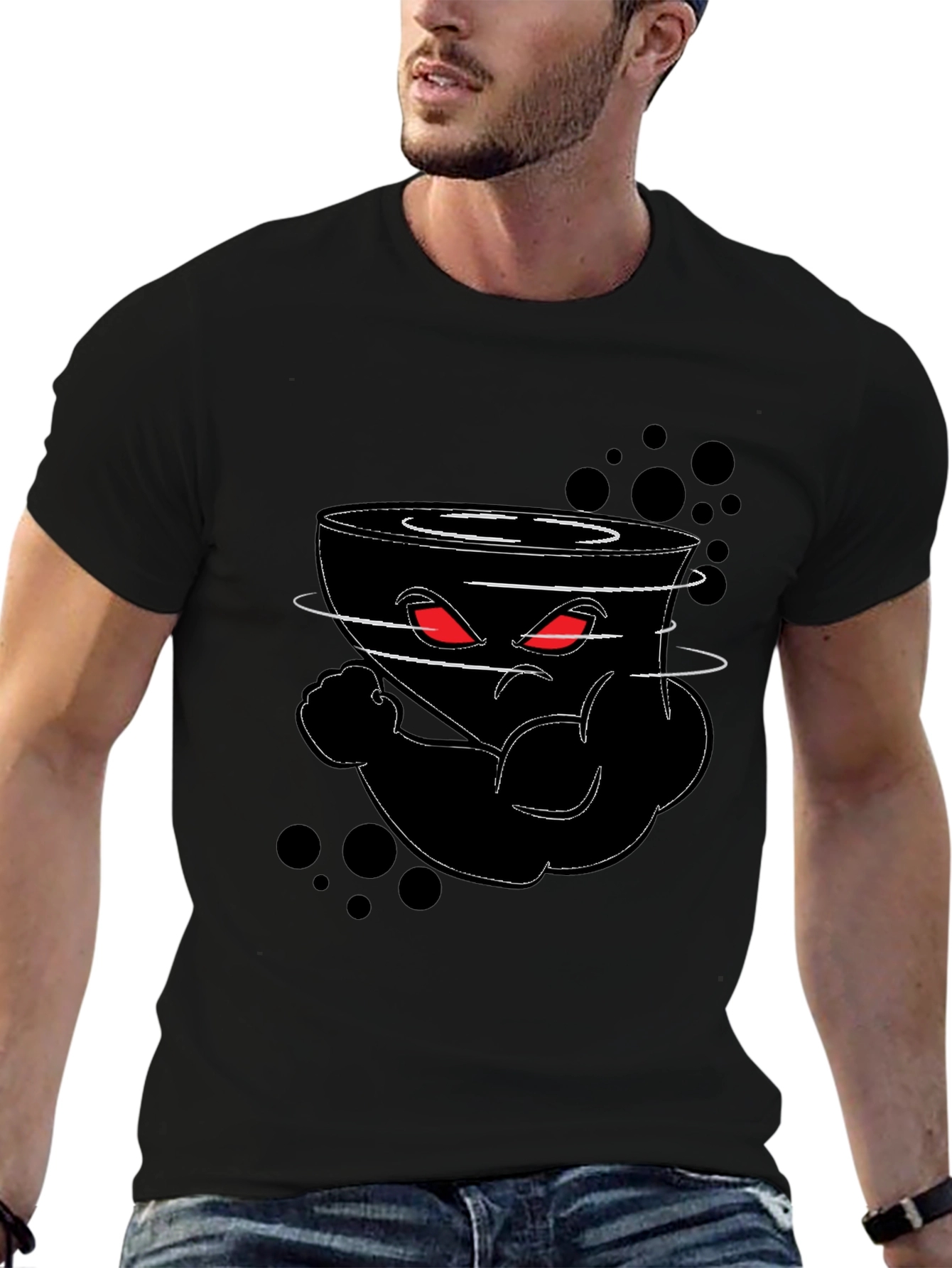 Funny Tornado Cartoon Graphic T-Shirt