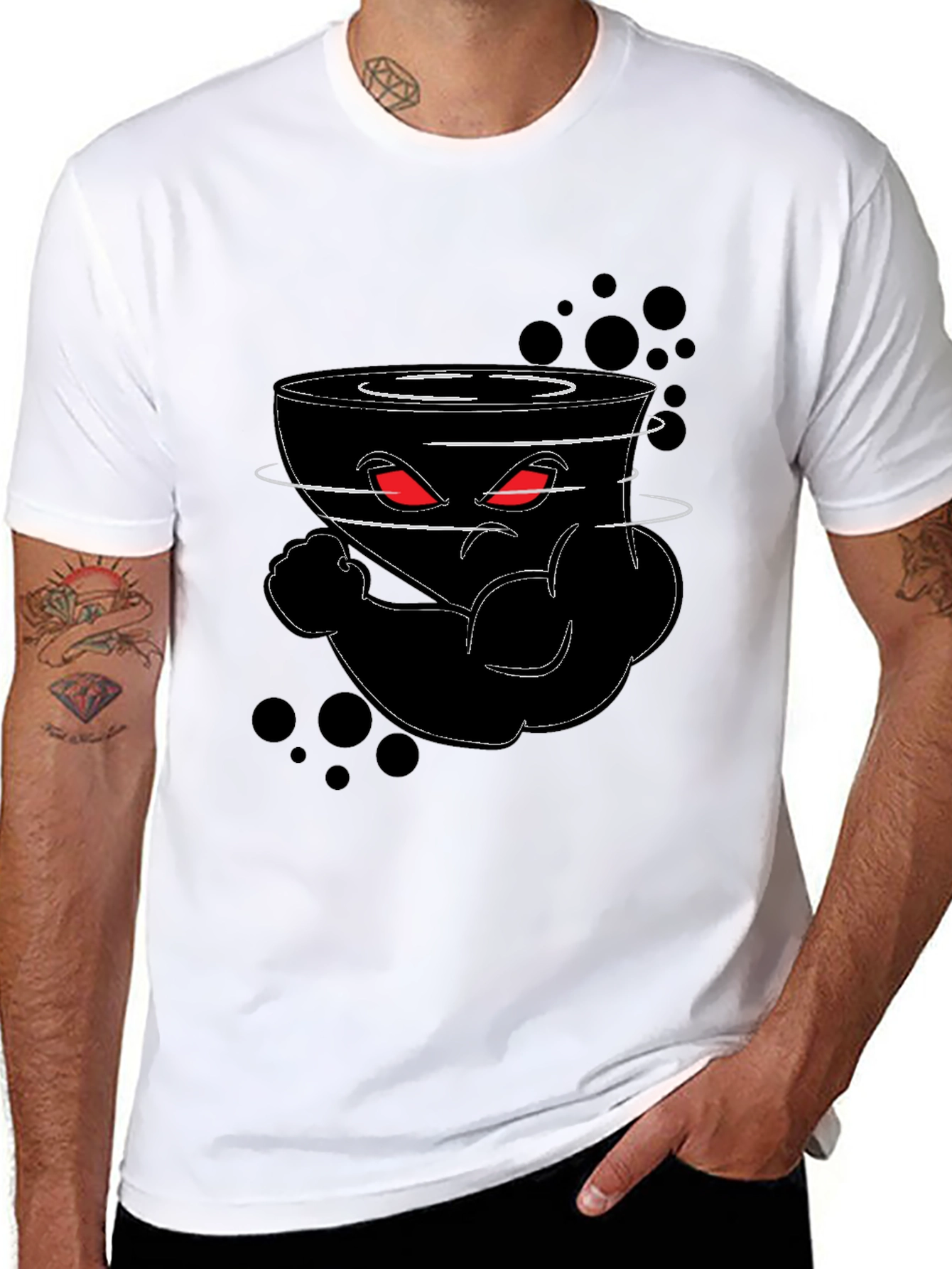 Funny Tornado Cartoon Graphic T-Shirt