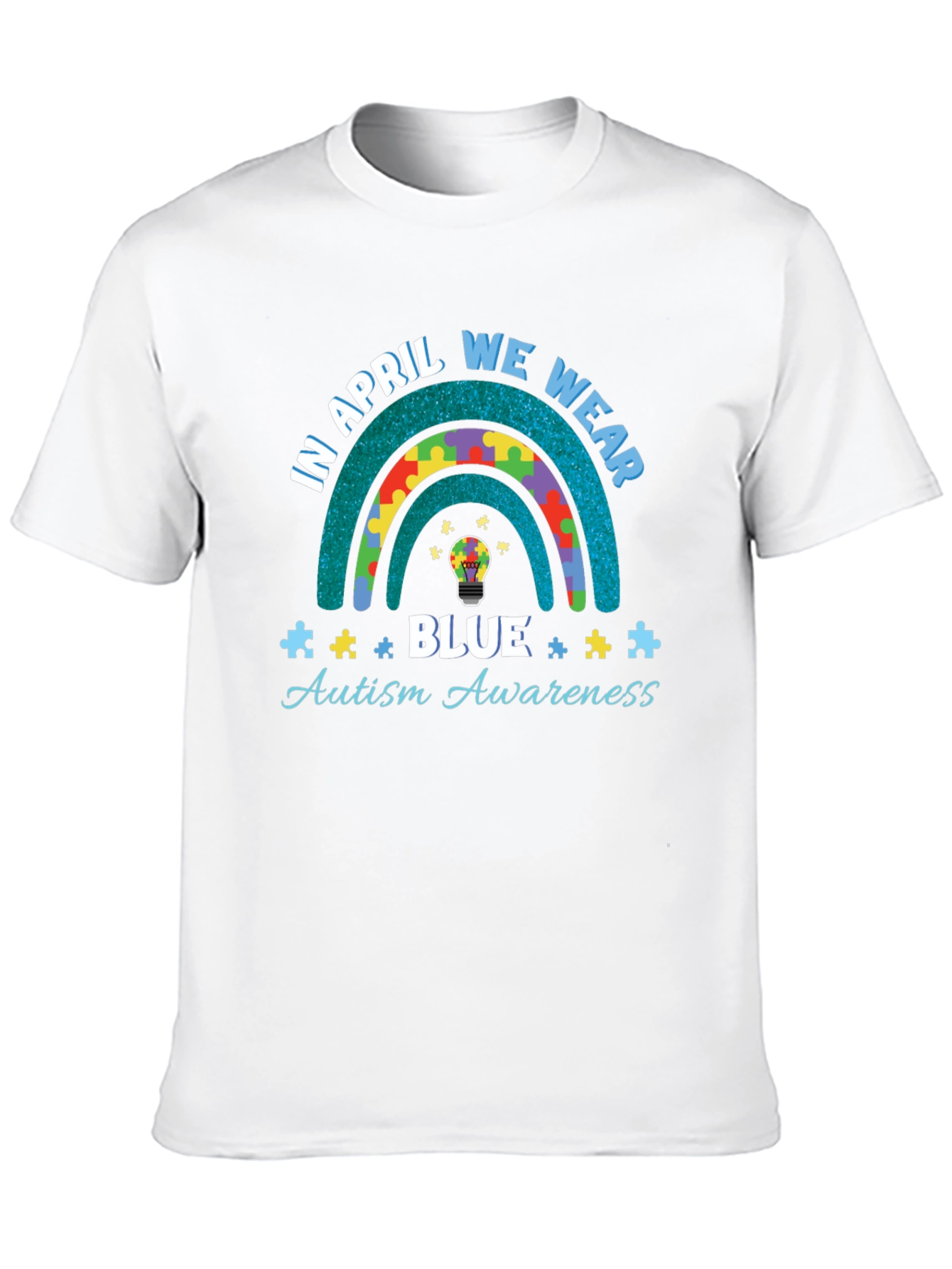 Autism Awareness Rainbow T-Shirt