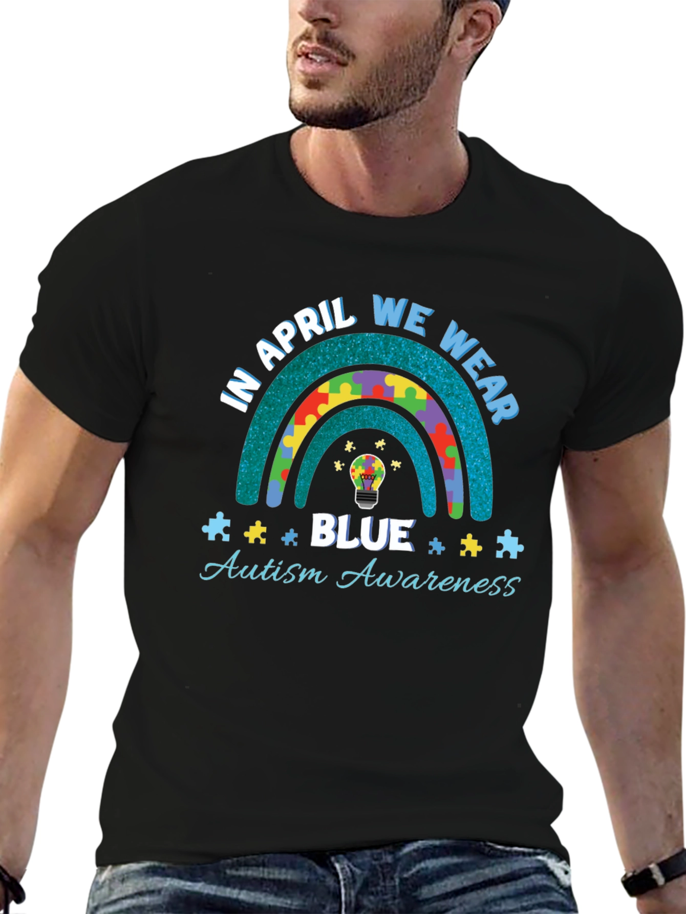 Autism Awareness Rainbow T-Shirt