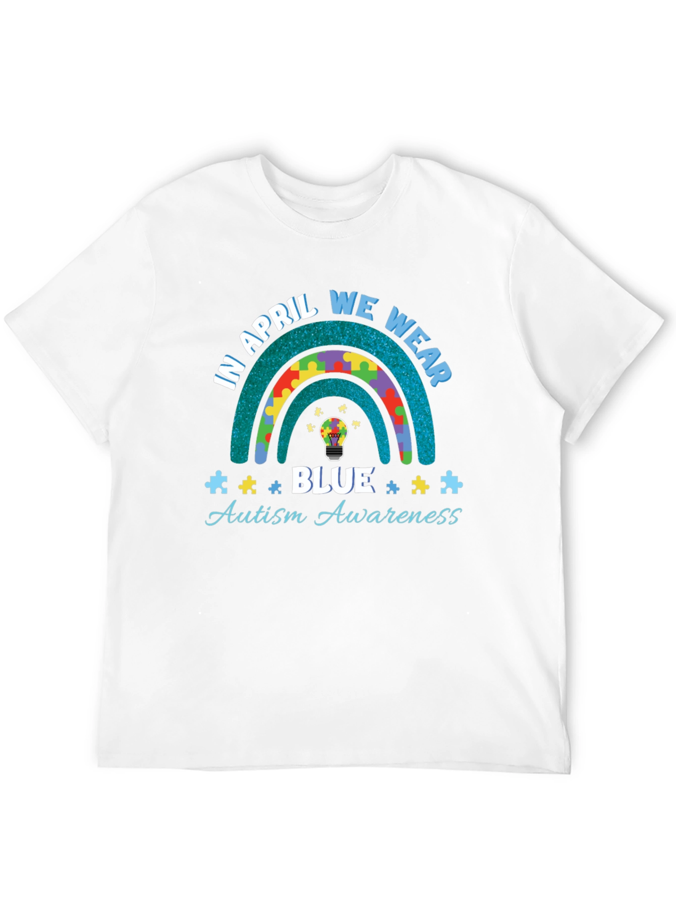 Autism Awareness Rainbow T-Shirt