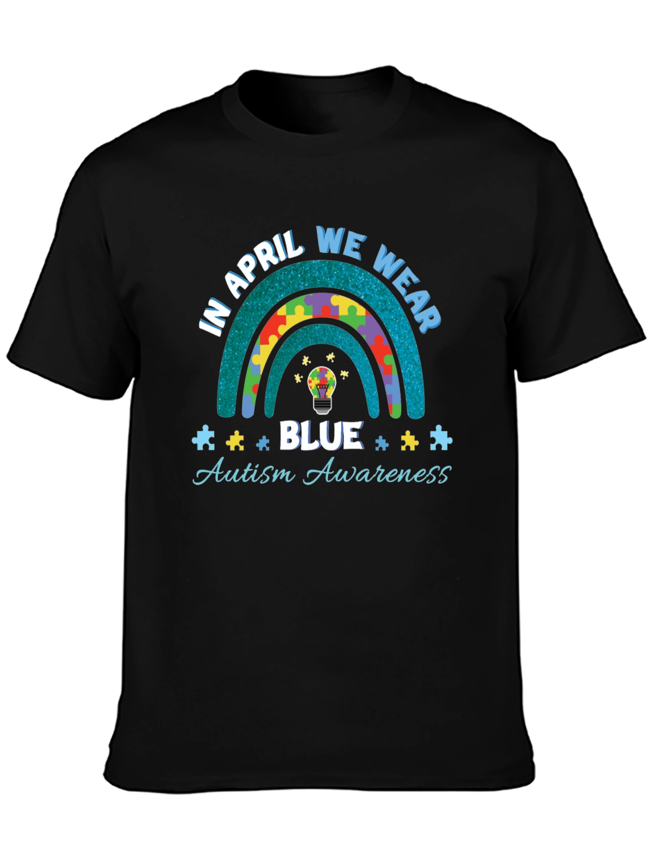 Autism Awareness Rainbow T-Shirt