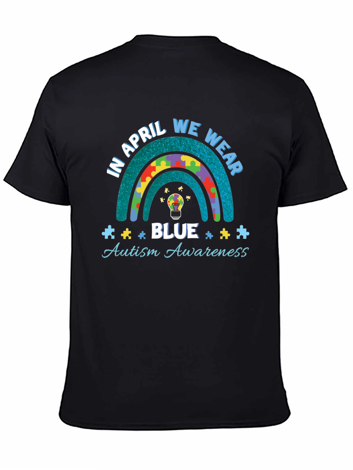 Autism Awareness Rainbow T-Shirt