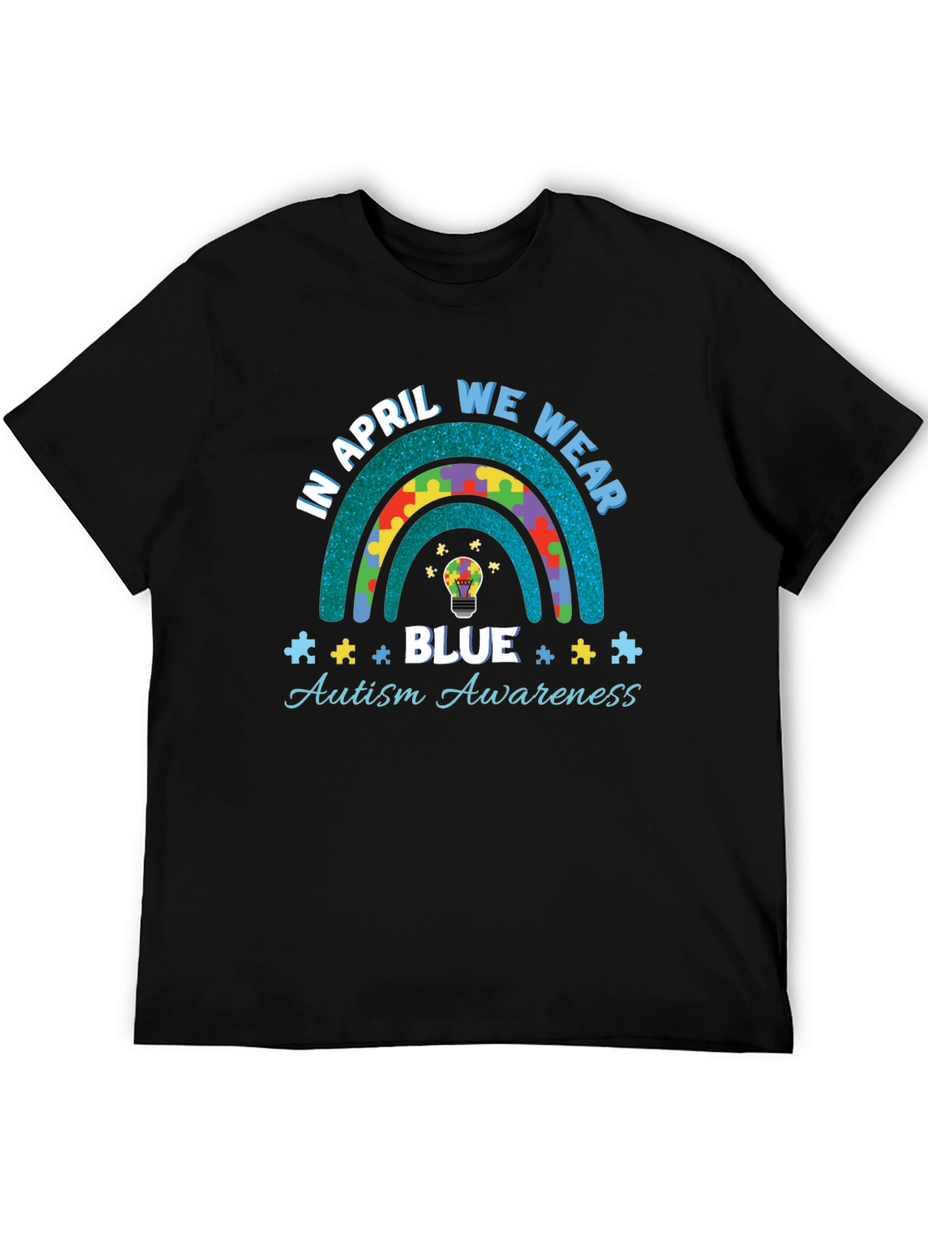 Autism Awareness Rainbow T-Shirt