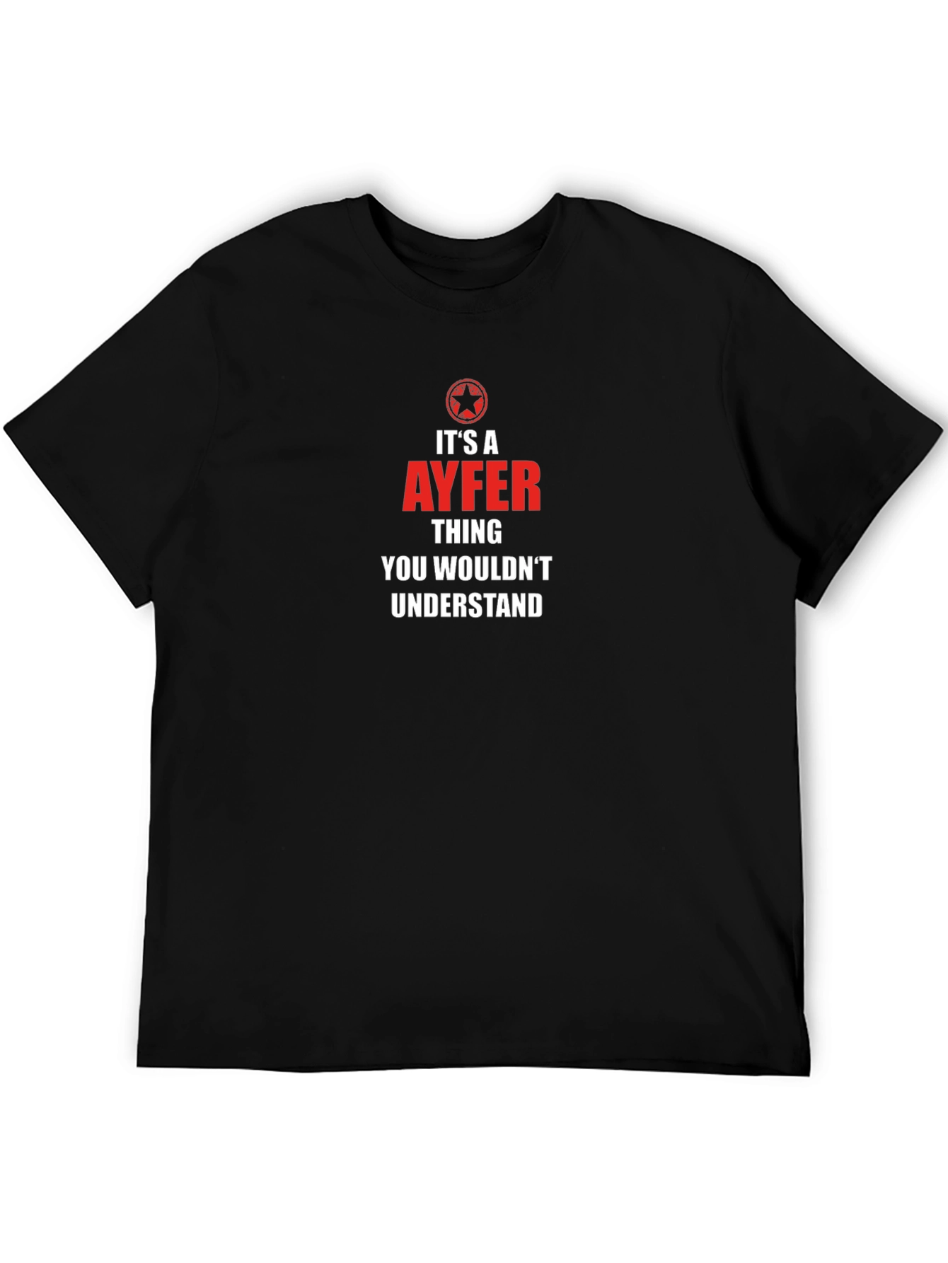 Its An Ayfer Thing T-Shirt - Black