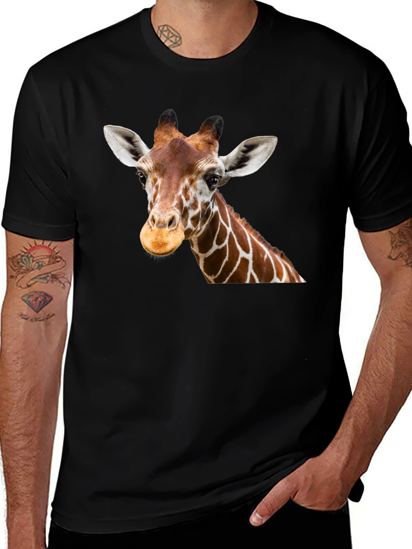 Giraffe T-Shirt: Wild Animal Tee