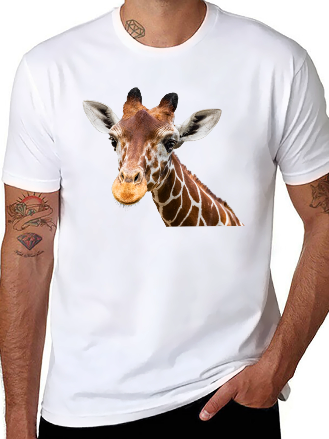 Giraffe T-Shirt: Wild Animal Tee