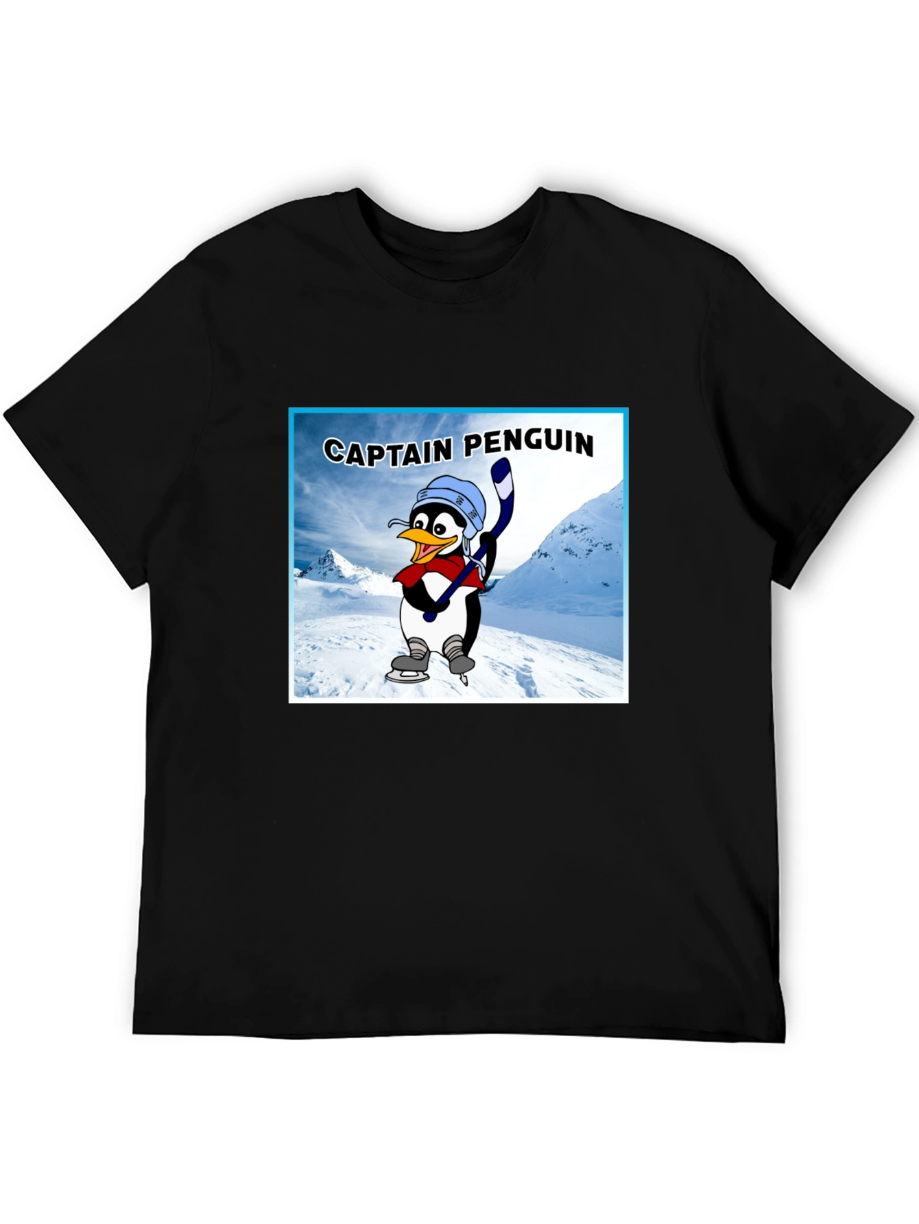 Captain Penguin Graphic T-Shirt
