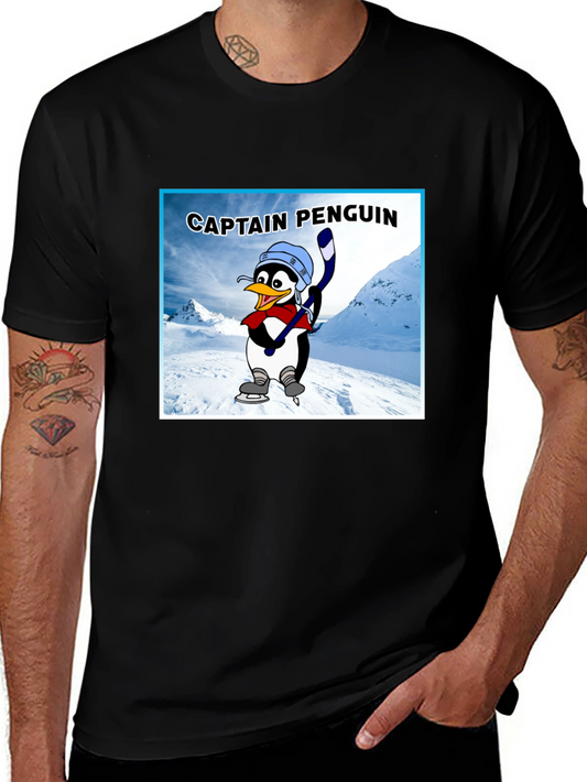 Captain Penguin Graphic T-Shirt