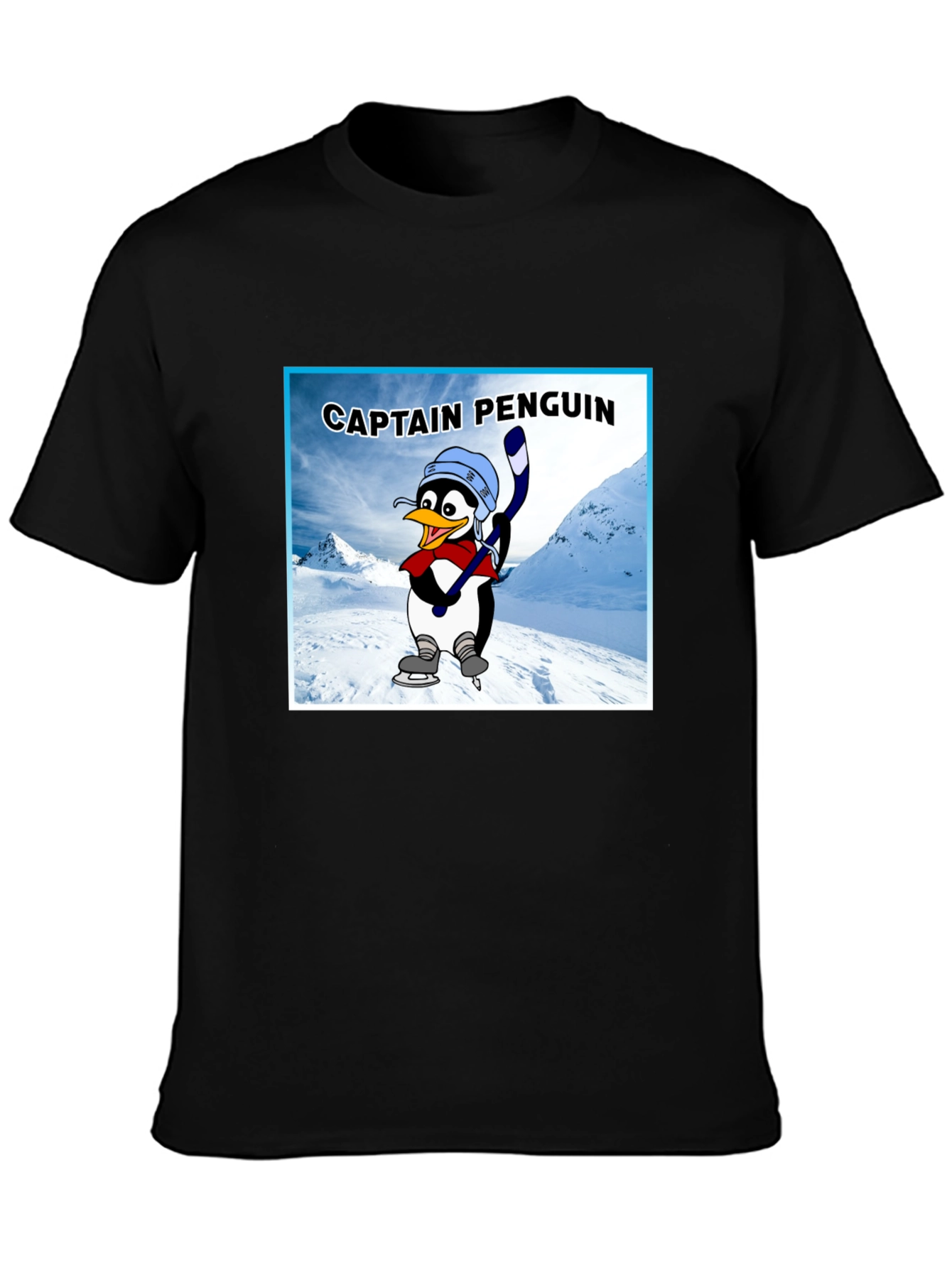 Captain Penguin Graphic T-Shirt