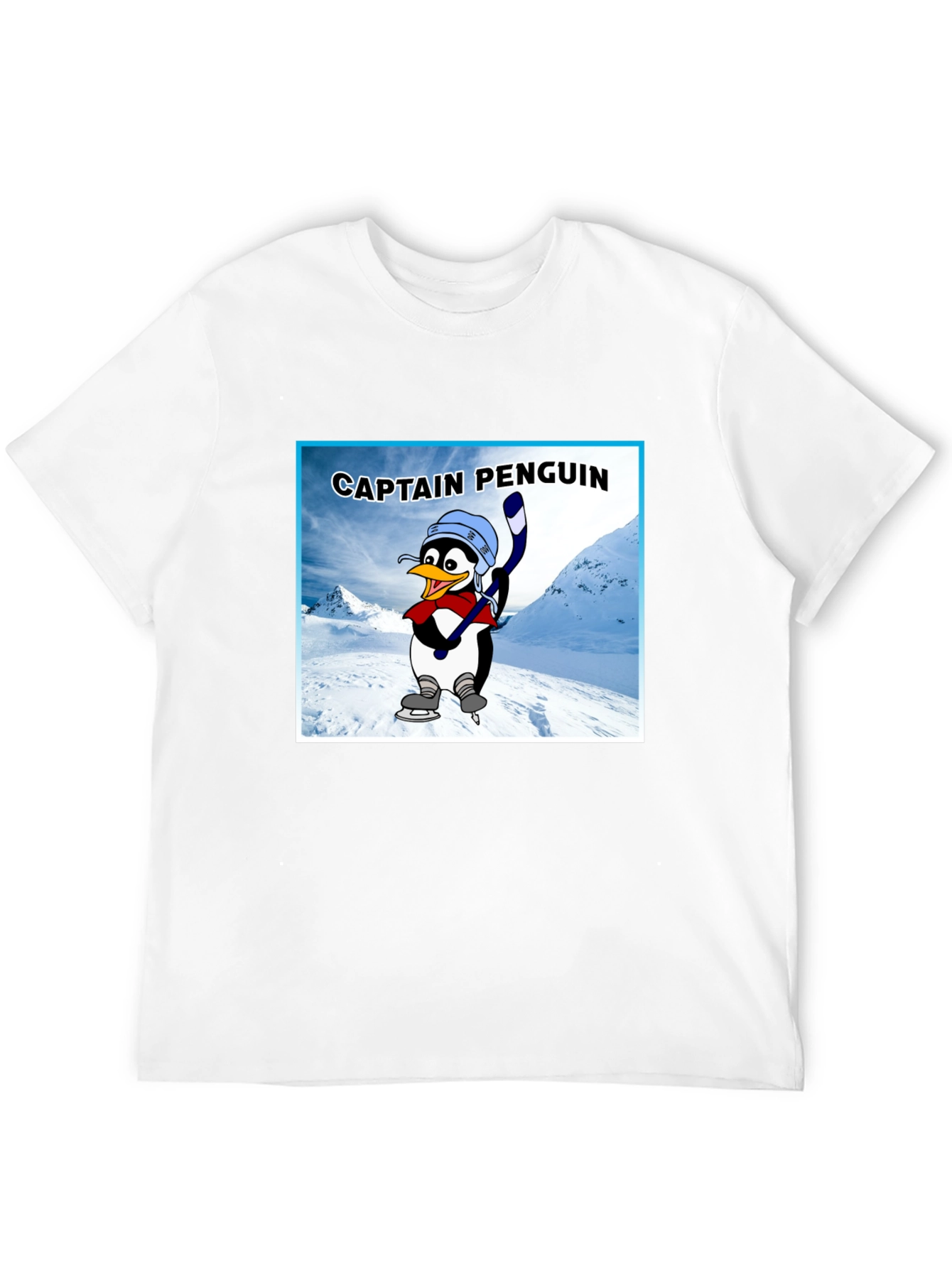 Captain Penguin Graphic T-Shirt