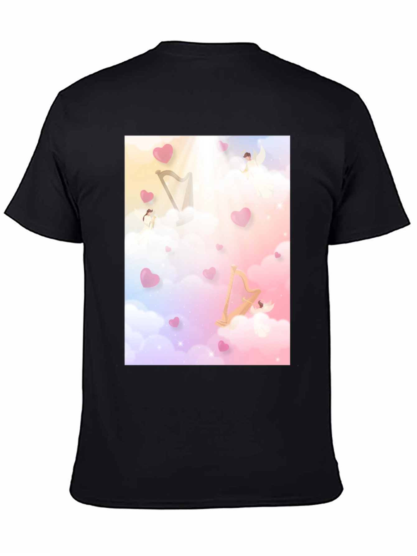 Angelic Dreamscape Tee - Cloud Harp Design