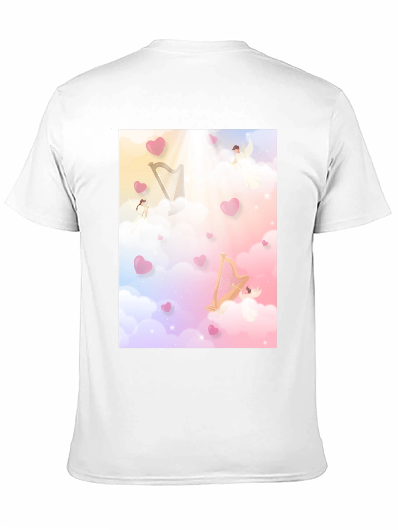 Angelic Dreamscape Tee - Cloud Harp Design