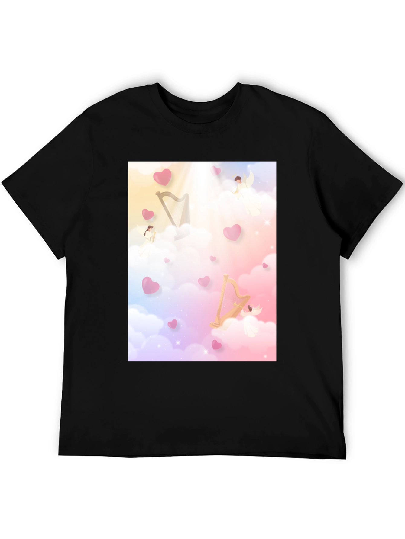 Angelic Dreamscape Tee - Cloud Harp Design