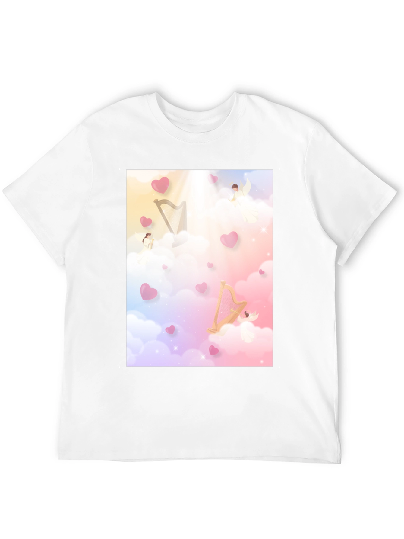 Angelic Dreamscape Tee - Cloud Harp Design