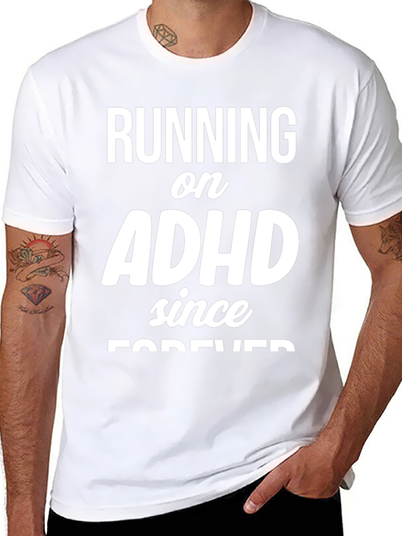 Running on ADHD Since Forever Tee