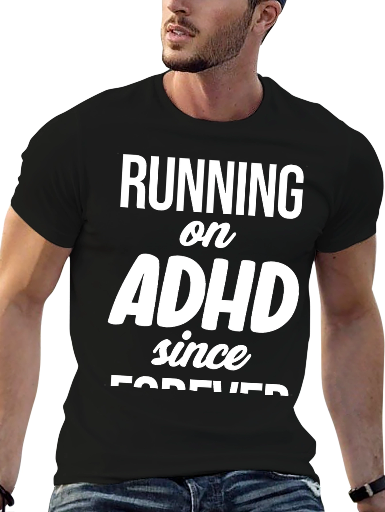 Running on ADHD Since Forever Tee