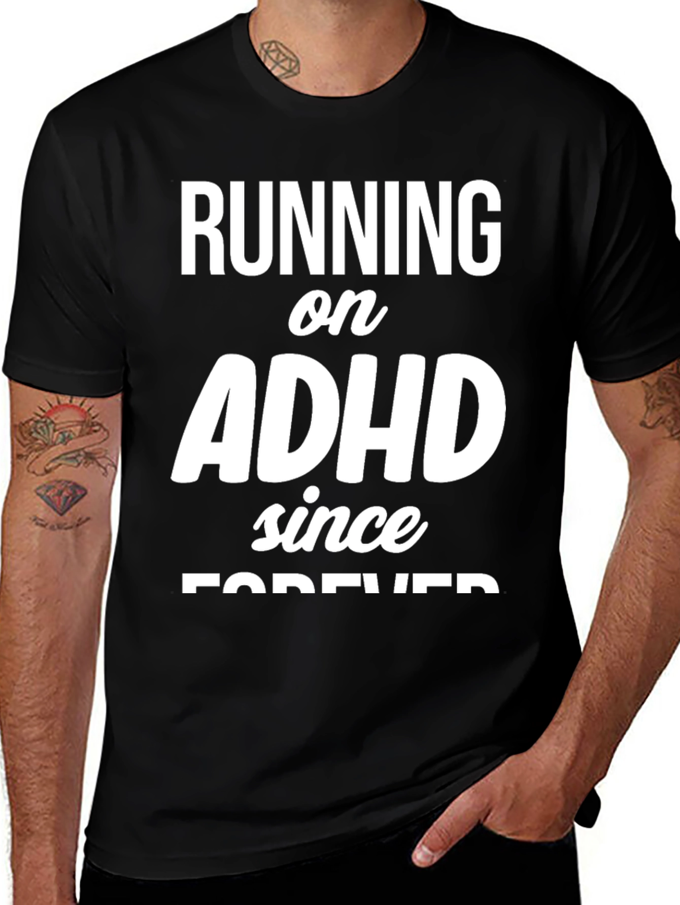 Running on ADHD Since Forever Tee