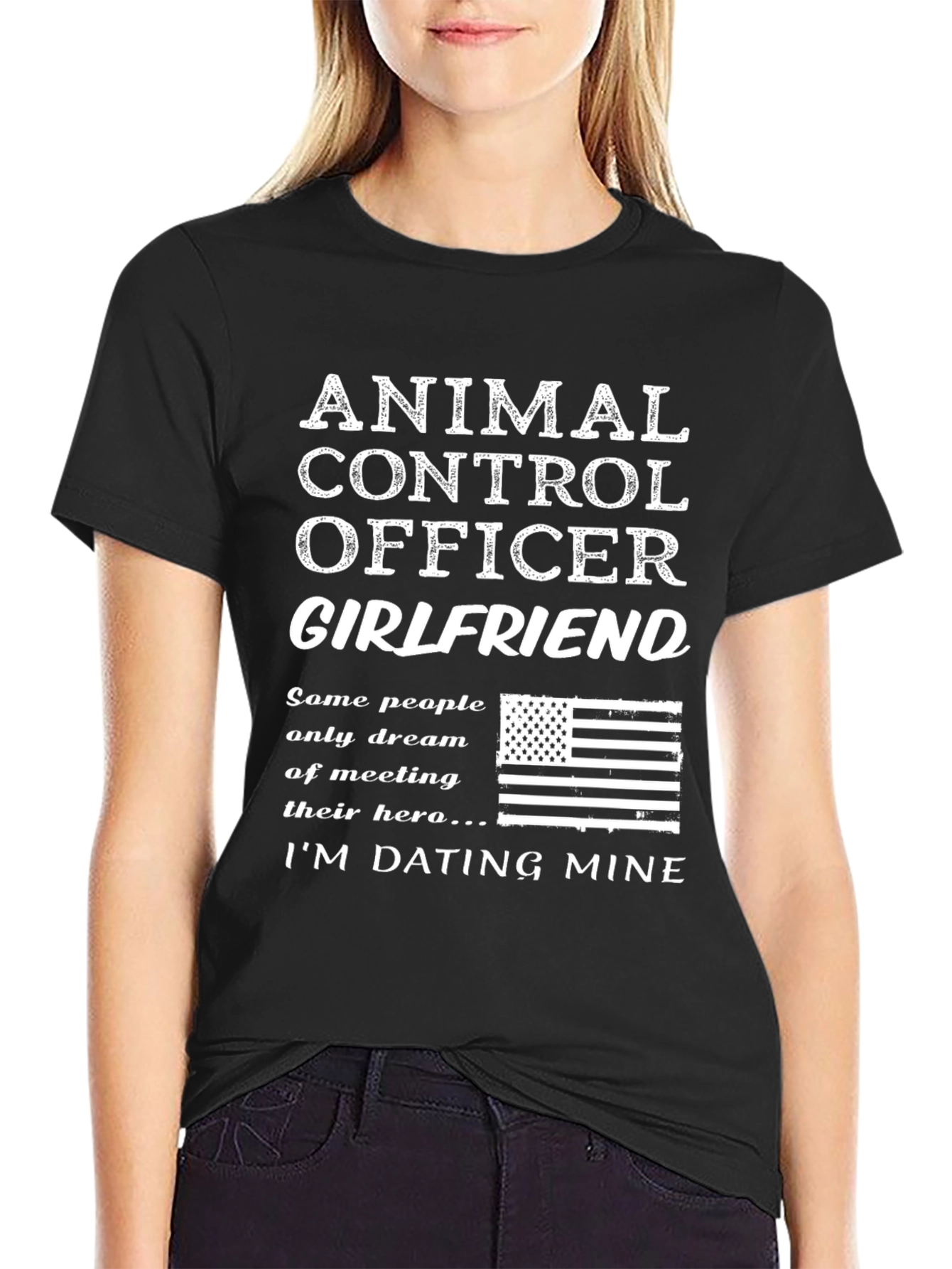 Animal Control Officer Girlfriend Graphic Tee