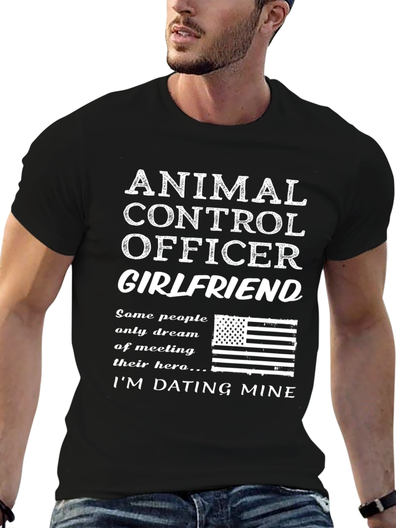 Animal Control Officer Girlfriend Graphic Tee
