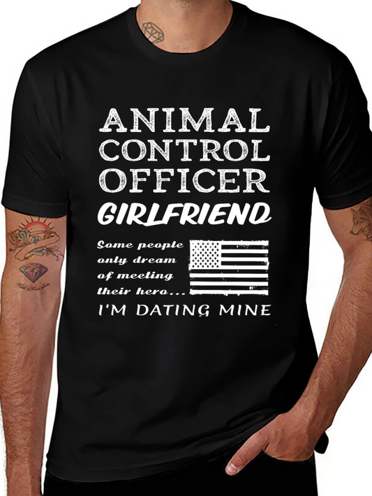 Animal Control Officer Girlfriend Graphic Tee