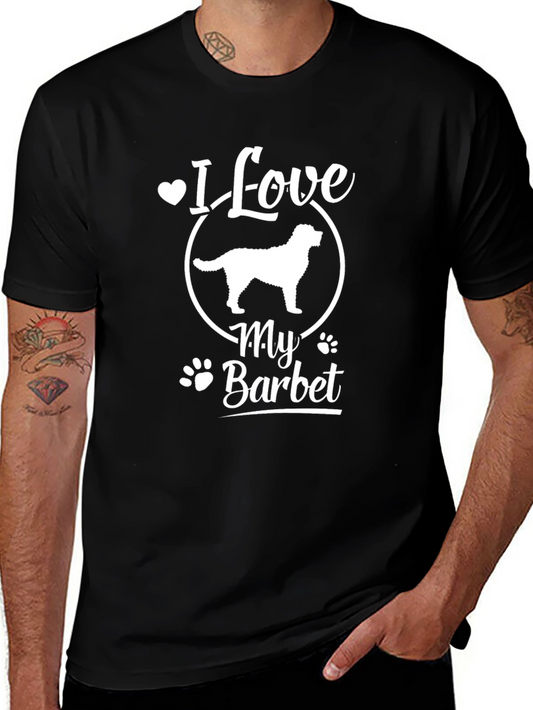 I Love My Barbet T-Shirt - Dog Lover Tee