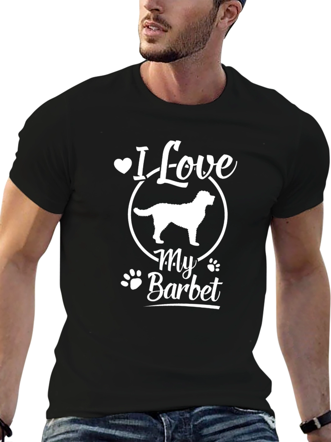 I Love My Barbet T-Shirt - Dog Lover Tee